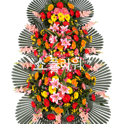 축하3단화환(꽃축복3호)