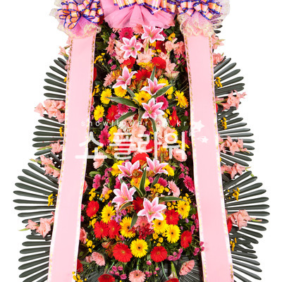 축하3단화환 쌍봉