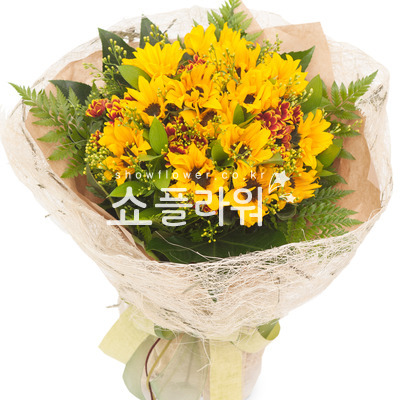 해바라기꽃다발 109b