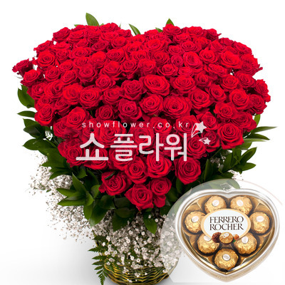 내마음을담아(100송이)-2(초콜렛포함)