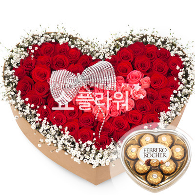 레드와 핑크의 조화//초코렛