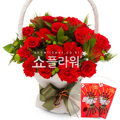 빼빼로꽃바구니(12)