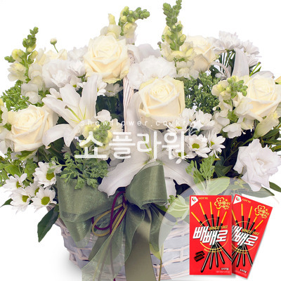 빼빼로꽃바구니(20)