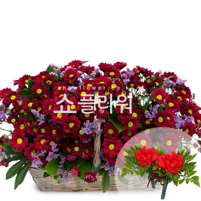 소국바구니1(코사지별도)