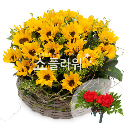 해바라기바구니2